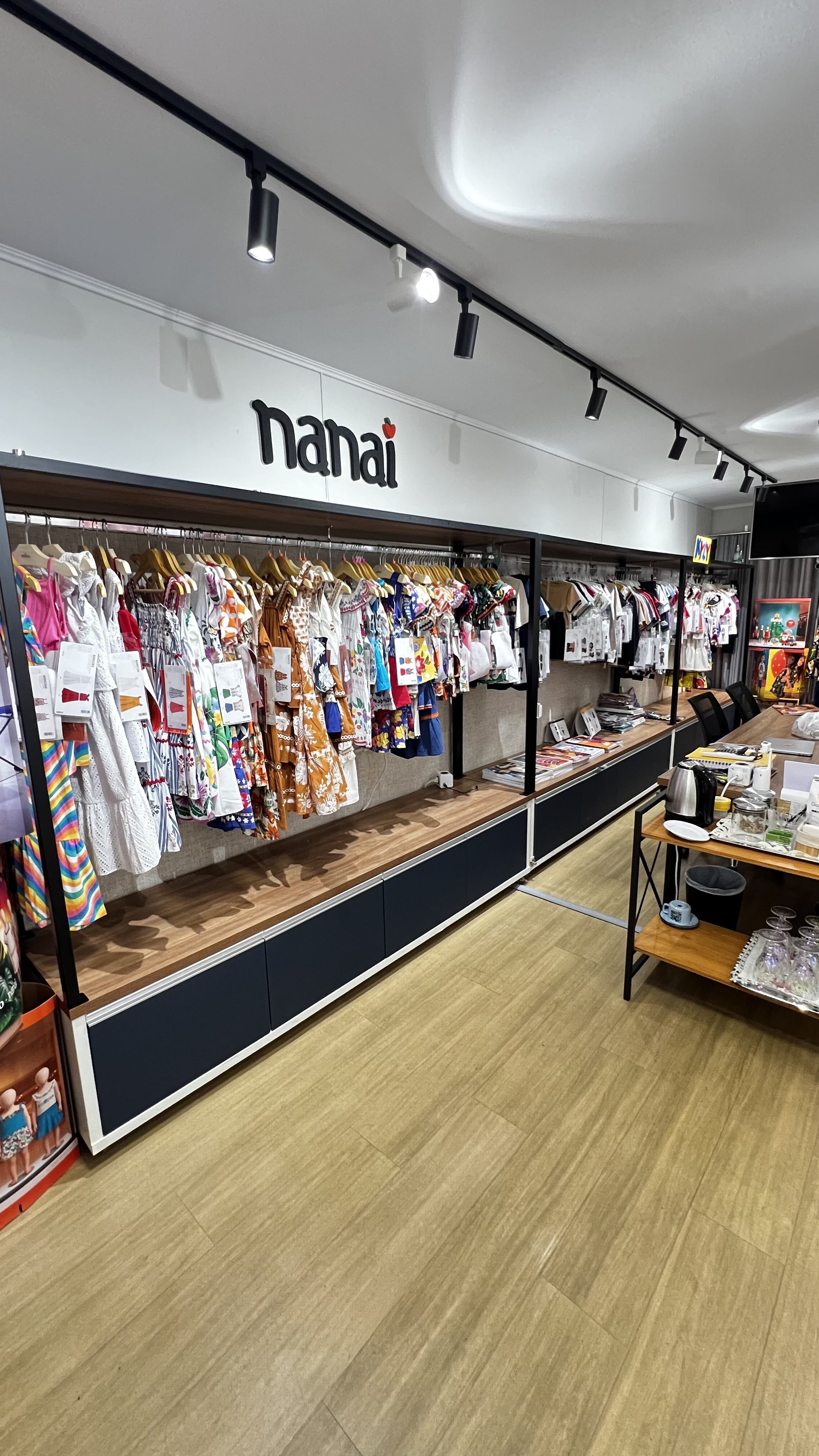 Seção Nanai no showroom